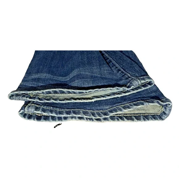 Express Kingston Classic Fit Boot Jeans Men’s 32x32 Blue Stretch Denim - Picture 7 of 9